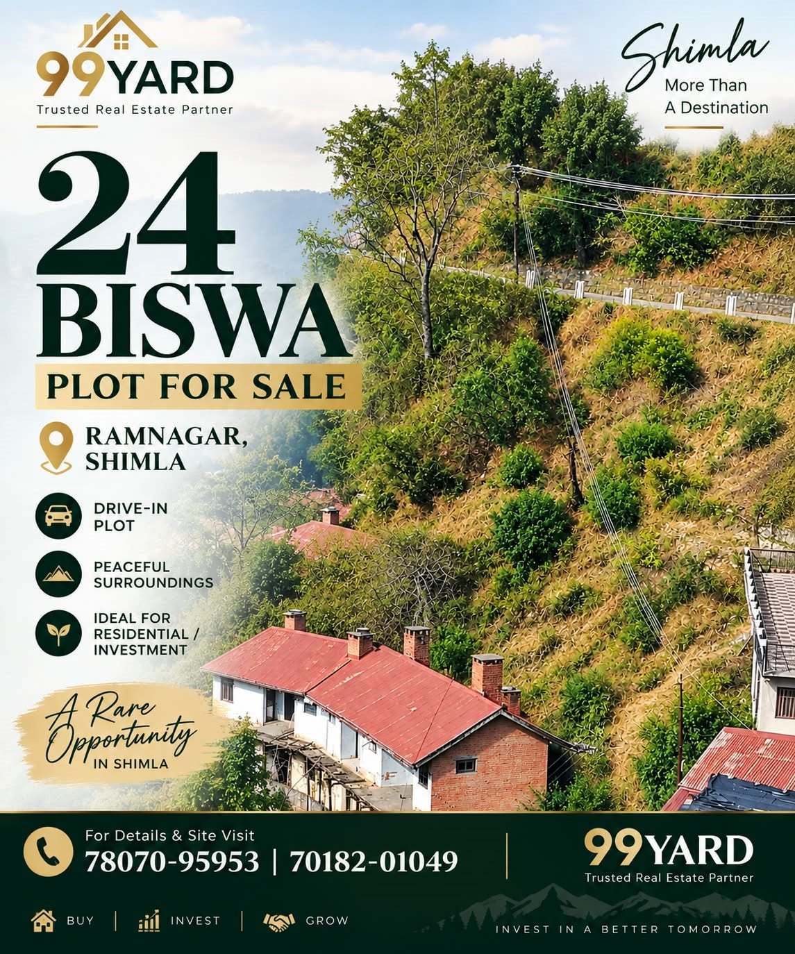 24 Biswa Drive In Plot for Sale in Ram Nagar, Shimla